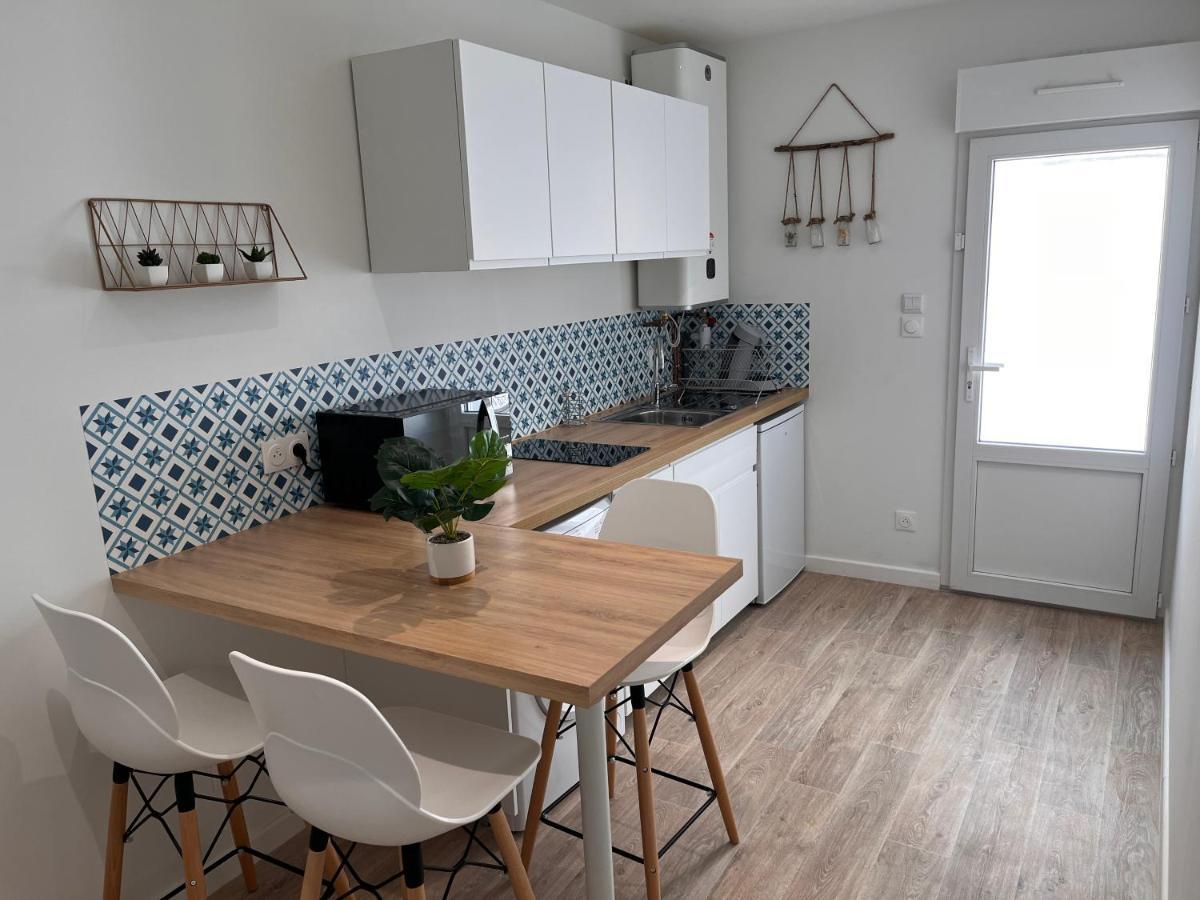 Studio Cosy Avec Terrasse, Proche Chantiers Et Airbus Saint-Nazaire (Loire-Atlantique) Exterior foto